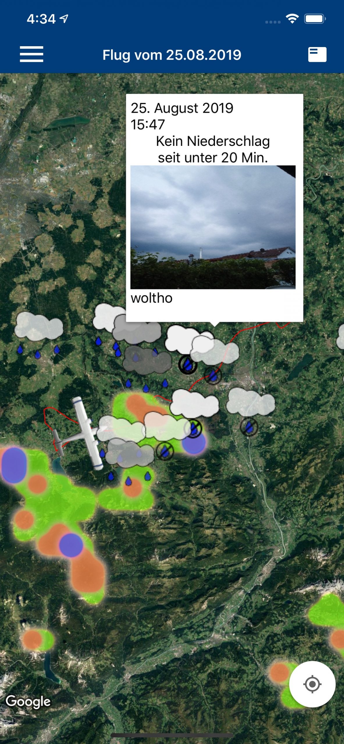 hageleabwehr_rosenheim_weather map